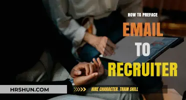 Crafting the Perfect Email Preface to Recruiters: Tips and Tricks
