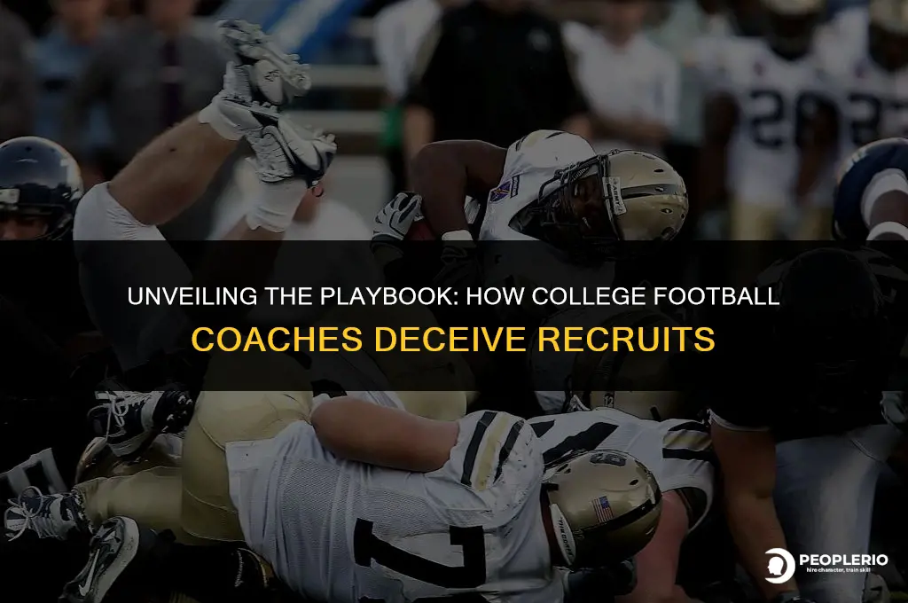 how to protect athetes college football coaches lie to recruits