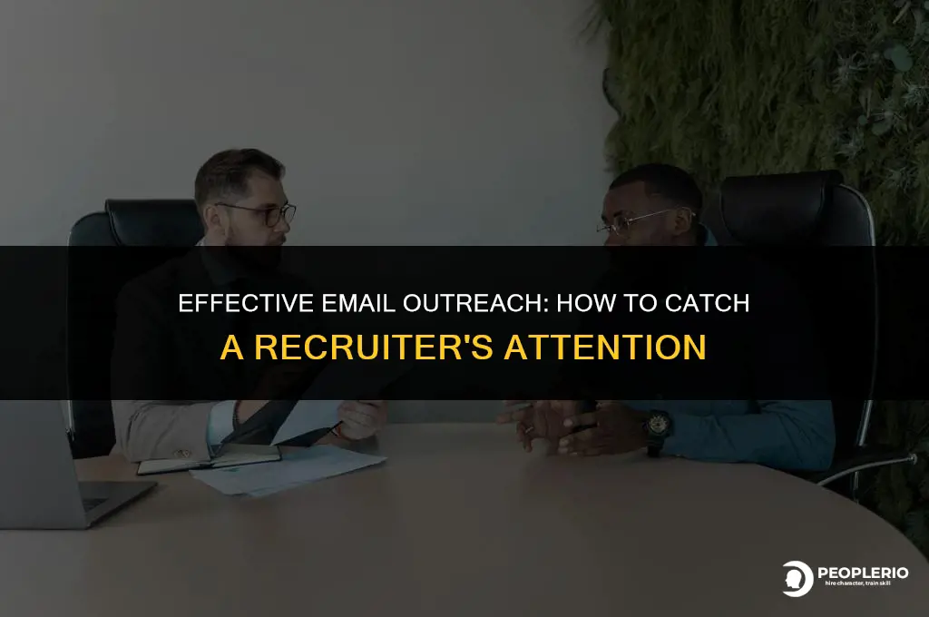 how to reach out by email to a recruiter