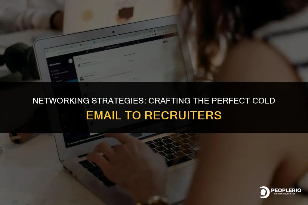 how to reach out to a recruiter cold email