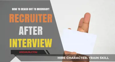 Post-Interview Strategies: Connecting with Microsoft Recruiters Effectively