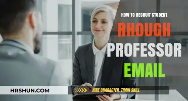 Effective Strategies for Recruiting Students via Professor Emails
