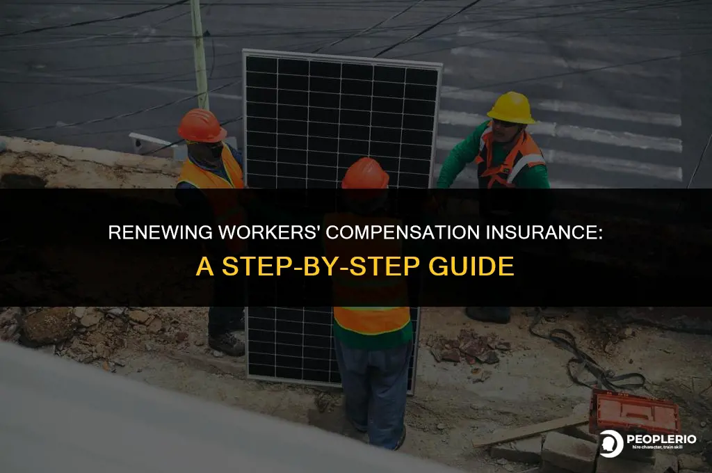 how to renew workers compensation insurance