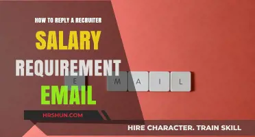Strategic Response: Negotiating Salary with Recruiters via Email