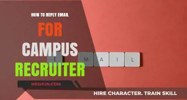 Crafting Effective Responses to Campus Recruiters: A Guide