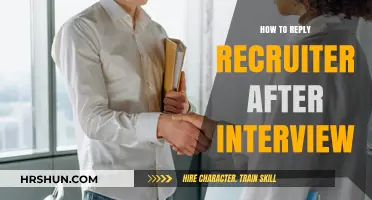 Post-Interview Etiquette: Crafting the Perfect Response to Recruiters