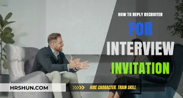 Crafting the Perfect Response to a Recruiter's Interview Invite