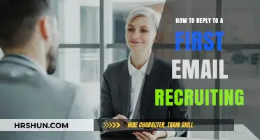 Crafting the Perfect Response to Your First Recruitment Email
