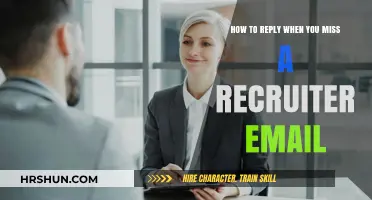 Oops! Missed That Recruiter Email? Here's How to Respond
