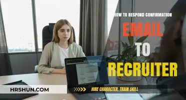 Crafting the Perfect Response: How to Confirm Your Interview with a Recruiter