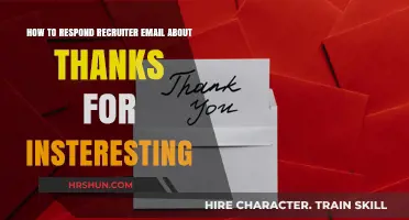 Crafting a Gracious Response to a Recruiter's Thank You Email