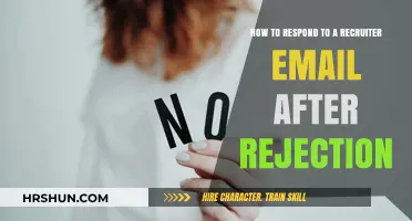 Gracefully Handling Recruiter Rejections: A Guide to Professional Responses