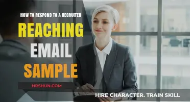 Crafting the Perfect Response to a Recruiter's Outreach Email