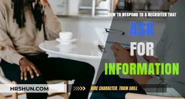 Navigating Recruiter Requests: A Guide to Sharing Information Wisely