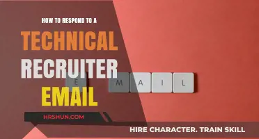 Crafting the Perfect Response to a Technical Recruiter's Email