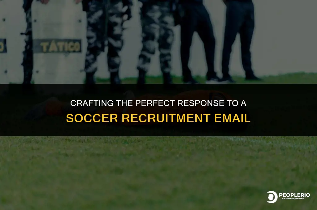 how to respond to soccer recruitment email