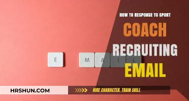Crafting the Perfect Response to a Sports Coach Recruiting Email