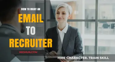Crafting the Perfect Email to Recruiters: Tips and Tricks