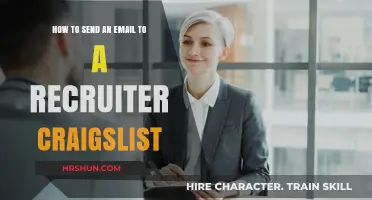 Crafting the Perfect Email to Recruiters on Craigslist: Tips and Tricks