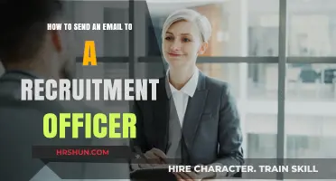 Crafting the Perfect Email to Recruitment Officers: Tips and Tricks