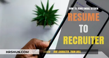 Crafting the Perfect Email: How to Attach Your Resume and Impress Recruiters