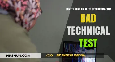 Recovering from a Technical Test Setback: Tips for Emailing Recruiters
