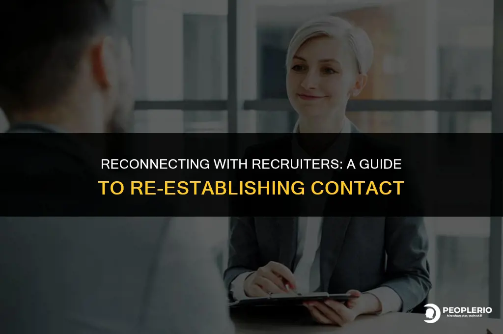how to send email to recruiter after long time
