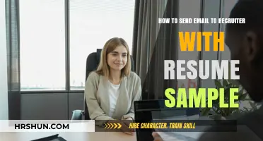 Crafting the Perfect Email to Recruiters: Resume Sample Included