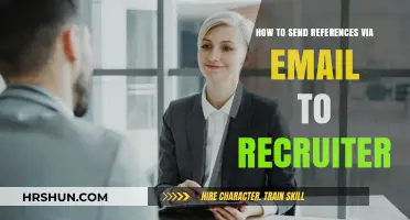 Mastering the Art of Emailing References to Recruiters: A Guide