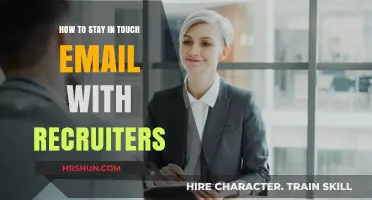 Effective Email Strategies to Maintain Recruiter Connections