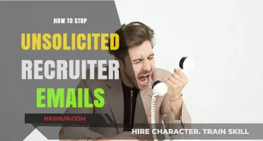Banishing Unsolicited Recruiter Emails: A Guide to Reclaiming Your Inbox