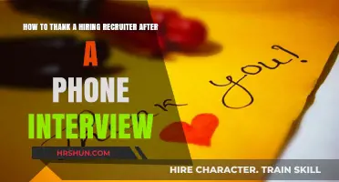Post-Interview Gratitude: Crafting the Perfect Thank-You Note to Recruiters