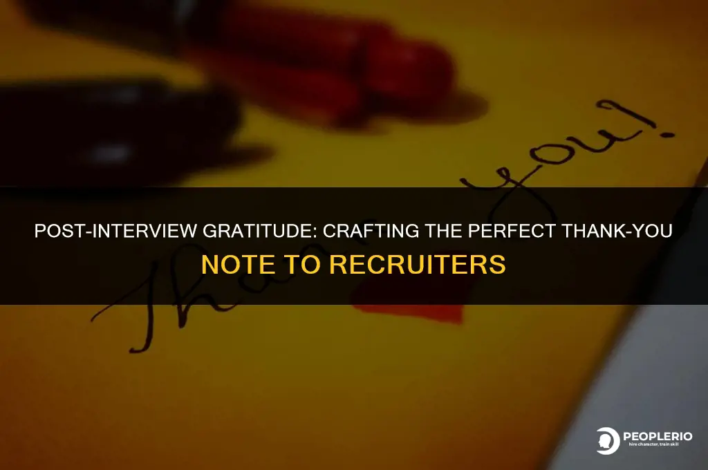 how to thank a hiring recruiter after a phone interview
