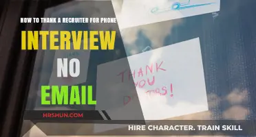 Post-Interview Gratitude: Crafting the Perfect Thank-You Note to Recruiters