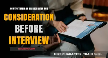 Expressing Gratitude: How to Thank an HR Recruiter Before Your Interview