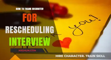 Graceful Ways to Thank a Recruiter for Rescheduling an Interview