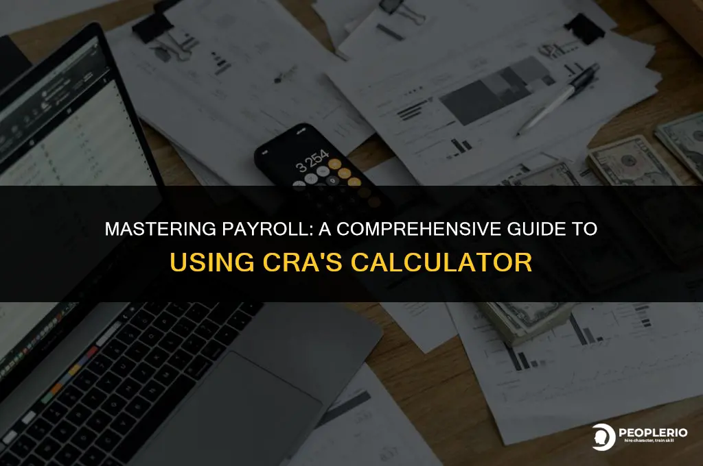 how to use cra payroll calculator