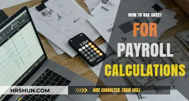 Mastering Payroll Calculations: A Comprehensive Guide to Using Sheets