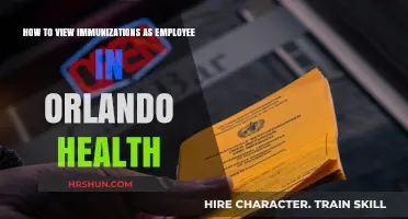 Accessing Your Immunization Records as an Orlando Health Employee