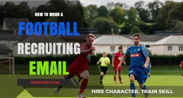 Crafting the Perfect Football Recruiting Email: Tips and Tricks