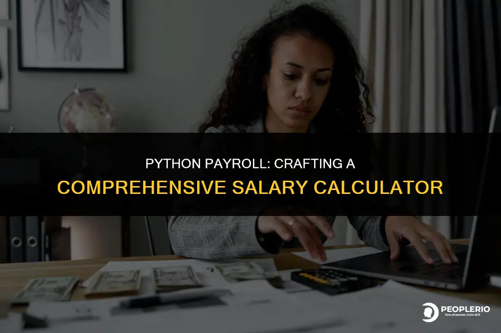 how to write a payroll calculation program using python