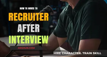 Post-Interview Outreach: Crafting a Compelling Follow-Up to Recruiters