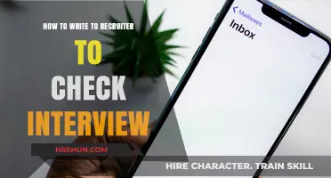 Crafting the Perfect Follow-Up: How to Write to a Recruiter After an Interview