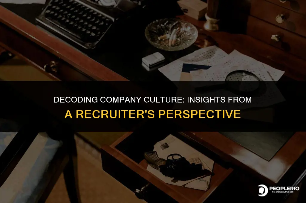 how would you describe the company culture recruiter interview