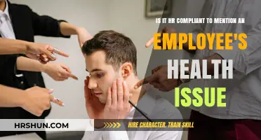 Navigating HR Compliance: Discussing Employee Health Issues