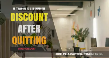 The Legal Grey Area: Using Employee Discounts Post-Resignation