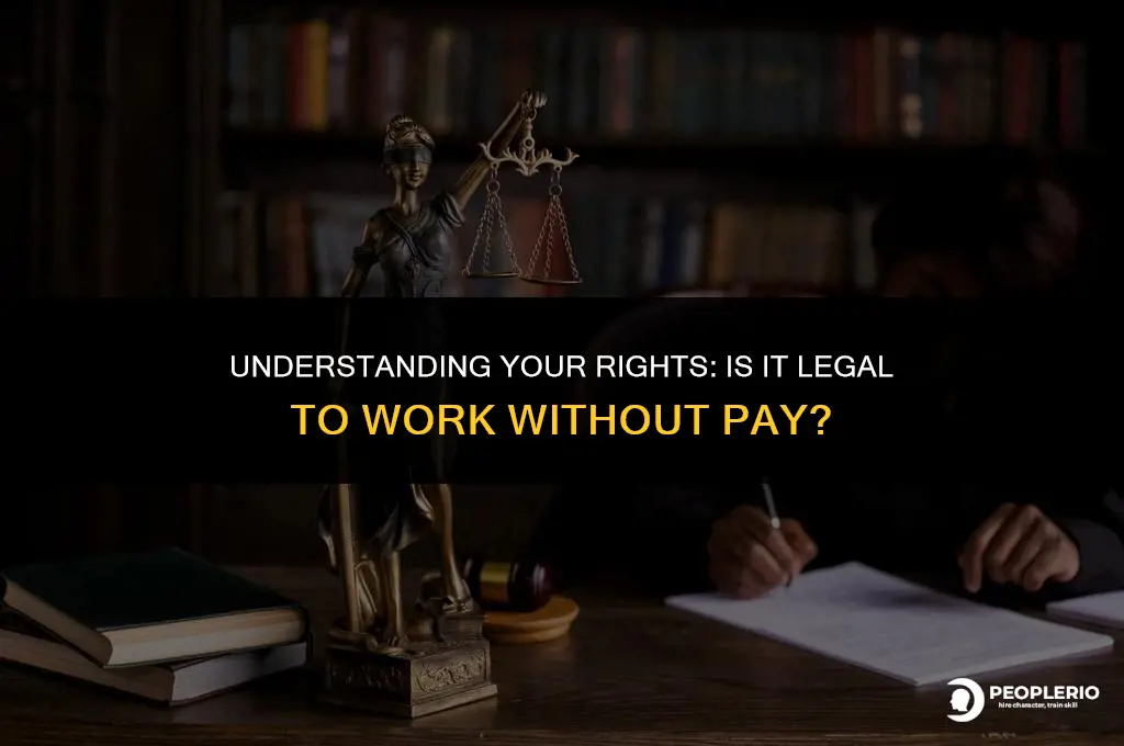 is it legal to take pay without compensation