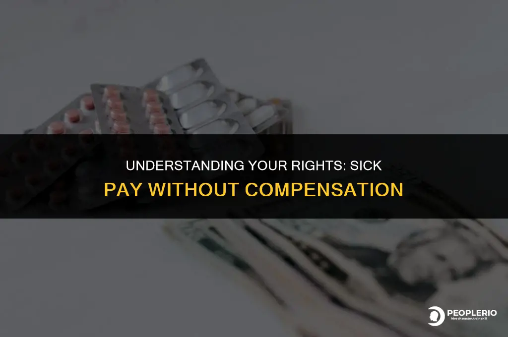 is it legal to take sick pay without compensation