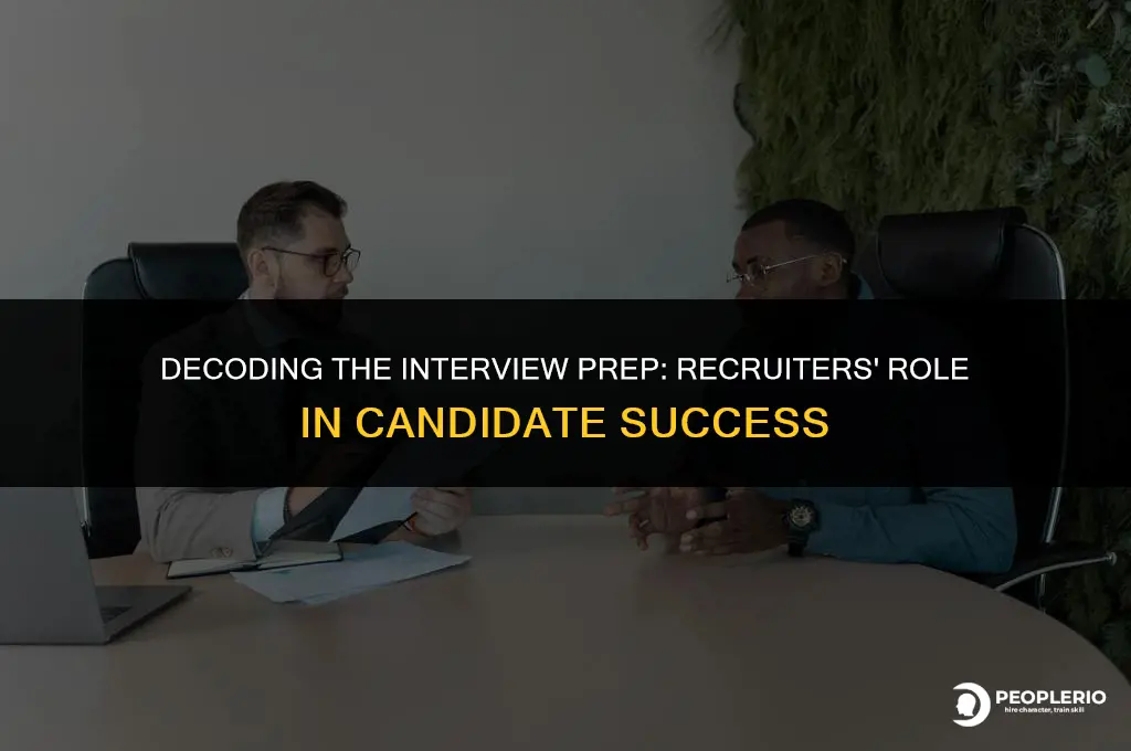 is it normal for recruiters to do an interview prep