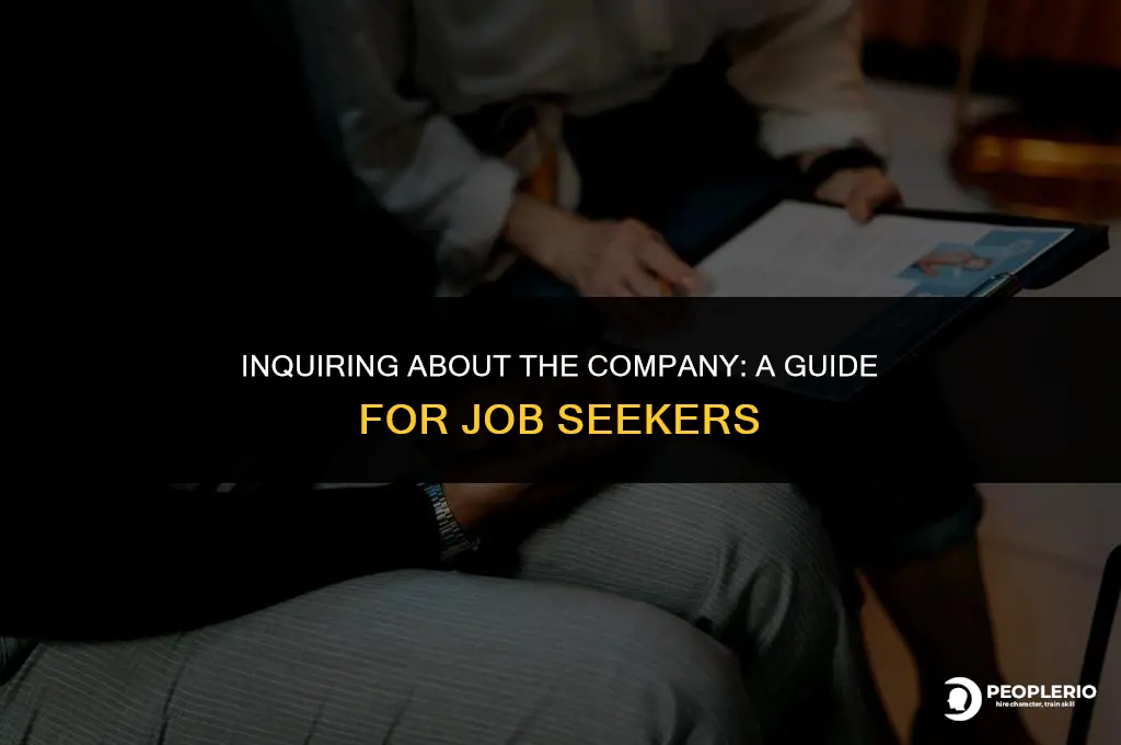 is it ok to ask a recruiter about the company